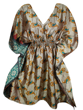 Summer Gold Beach Kaftan Resort Wear Caftan Dresses One size